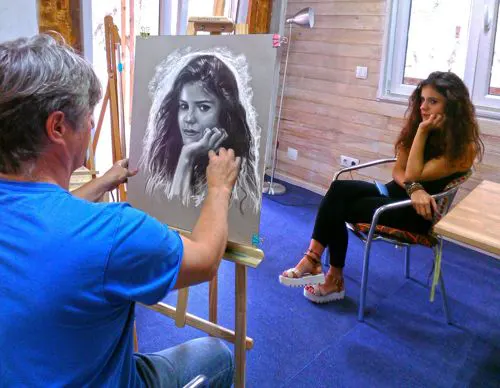 Portrait en direct