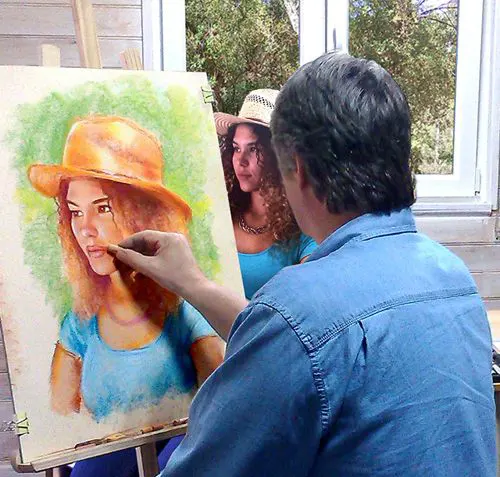 Portrait en direct