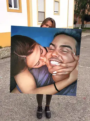 Portrait Acrylique