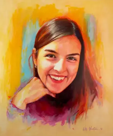 Portrait Acrylique