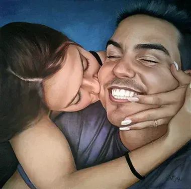Portrait Acrylique