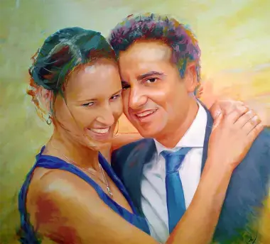 Portrait Acrylique